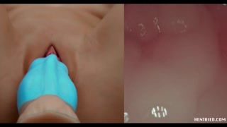 Hentaied - Talia Mint Inside pussy camera cumshot - cosplay hentai girl get full of cum - Creampie!