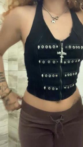 Sweat pants ass worship