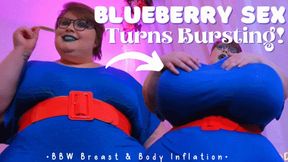 Inflation Sex with BBW Blueberry GF Turns Bursting! - WMV