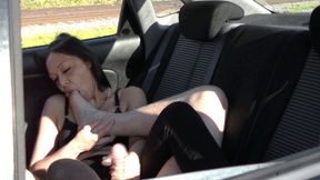 Foot sex in car (mp4)
