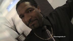 Rane Revere gets a cum shot to her thick black ass after a bang!