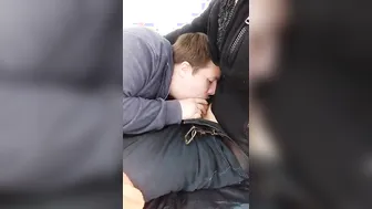 Gay beach blowjob with my boyfriend on a sunny day