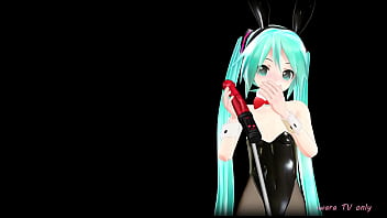 MMD Hatsune Miku Cosplay Conejitos Playboy Dancing Apple Pie by [Piconano-Femto]