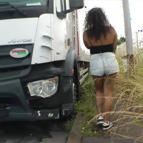 I Caught a Black Girl Masturbating and Peeing in Public!