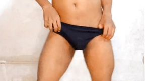 strip tease and piss walking while in caged and plugged