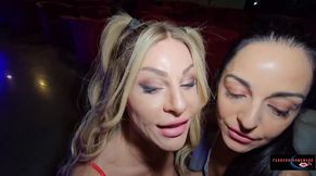 Italian couple swapped wives at the Maya Sex Club with Luca Noemi double blowjob and big dick anal
