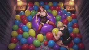 Balloons Fantasies #28B: Confessions of a Looner's Ecstatic Balloon Orgy (Animated)