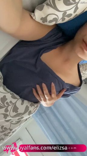 stroking myself in my bed