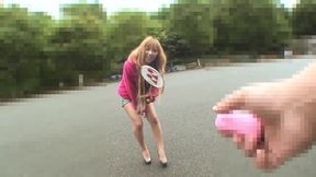 Horny Asian slut fucks till pussy leaks