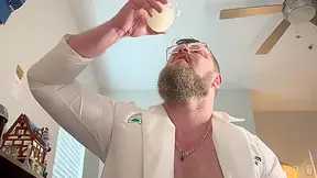 Hung Sperm God Shoots Out 100 Ml Of Cum In One Session