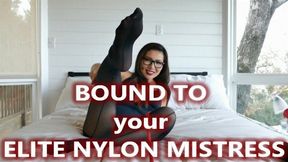 Bound To your Elite Nylon Mistress Kim - BDSM Instruction Financial Domination Femdom POV Pantyhose Domination Goddess WMV