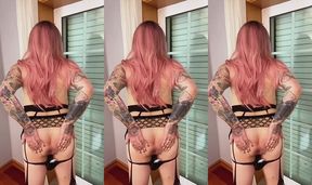 Cute TGirl jerks off big dick begging to fill your mouth with cum