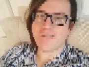 Trans JOI fantasy smoking fucks ass
