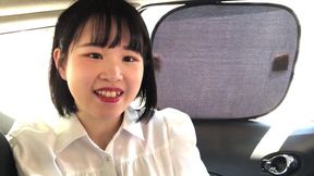 Misaki's Car Seat Sloppy Suck!
