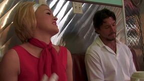 gemma massey, isis love and krissy lynn get down in a diner with group sex