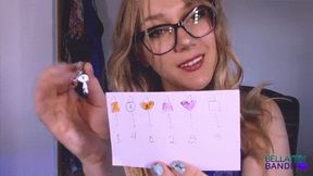 Pick a lock Chastity game of chance with Bellatrix Bandit