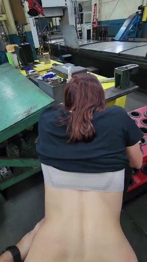 Co-worker fucked at plant