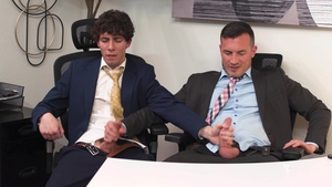 Jerk Buddies: Tattooed Hunks Engage in Bareback Fun