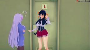 Akeno guards the door while I fuck Kuroka | DXD NTR Mandess 8 | | Full &amp_ POV on Sheer &amp_ PTRN: Fantasyking3