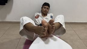 LATINA KARATEKA DILDO SELF DEFENSE