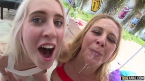 True Anal - Cadence Lux and Cherie Deville's Trash Talking Threesome