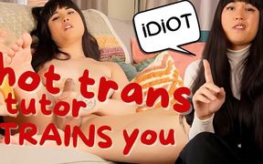 Hot Trans Girl Tutor Trains You