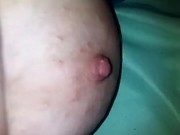 Playing with my cute little nipple