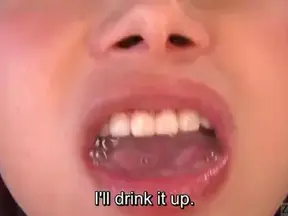 Hot Subbed JAV Star Tsubaki Katou Gokkun Party Delight