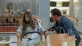 Egyptian Girl Chair Tied And Gagged