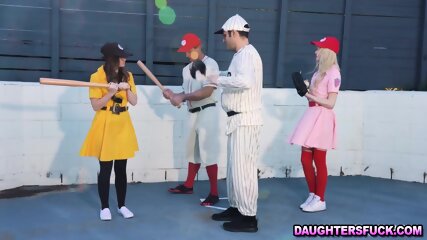 Baseball Foursome with Cecelia Taylor  and Mazy Myers