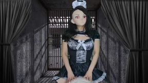 HENTAI Aibu。牢獄。メイド。拘束されながらオナニー。