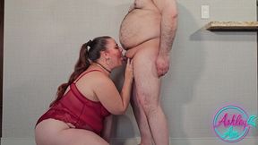 Sensual BJ with a Massive Facial - Ashley Ace & Sal Shooter