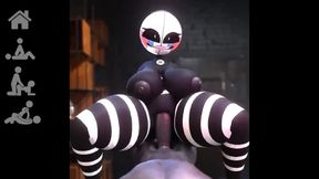 MARIONETTE FNAF Rides MY RAGING BONER FNAF (real)