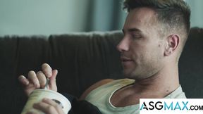 DISRUPTIVE FILMS - Broke College Jock Tries SEX WORK With Gay Content Expert Roommate