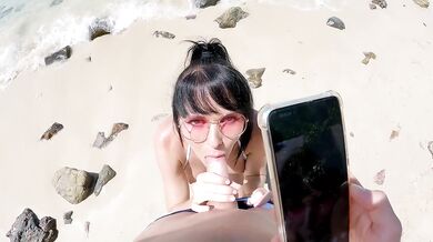 OnlyFans Barbie Lures Beach Stranger Fucks Gushing Squirt Pussy Creampies