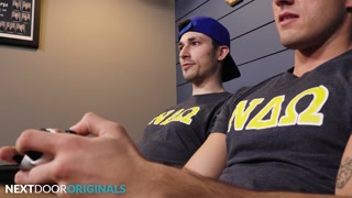 Huge Cocked Fratboy Proves His Size By Flip Fucking Tatted Cutie - Kane Fox, Ryder Owens - NDS