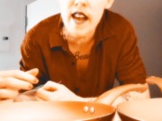 FTM Pre Op Topless Kitchen Solo POV