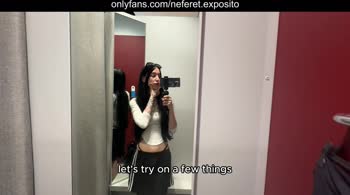 Neferet Exposito TV: Try-On Haul Nudity in Public Fitting Room