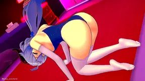 Ganyus Sensual Swimwear Tease – Steamy 3D Encounter in Teyvat