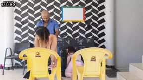 educator takes advanced measures for elementary education in student girls life