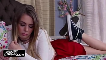 Young Step Sister Vents all the Stress With Her Stepbrother