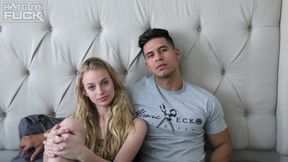 Mega Latino Model Jock Fucks His First American Blonde