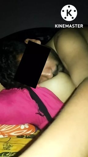 Rani's big boobs sucked