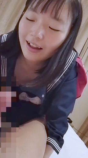 Captivating moment from &quot;Sasa-chan 2 Uniform Blow&quot;