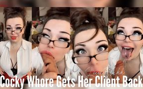 Cocky Whore Gets Her Client Back