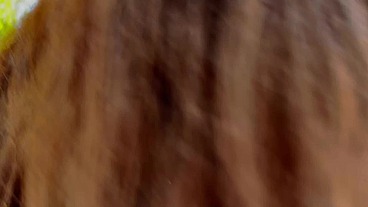 THE HAIRY BROWN PUSSY OF SELENA SATIVA ON MY POV