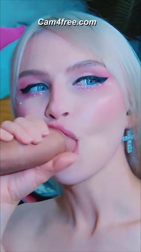 Blonde Cock Sucker Pleasures Her Lover