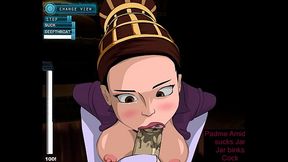 Padme Amidala Suck Jar Jar'_s big cock (w/custom audio)