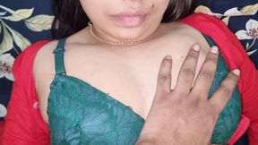 New Bangladeshi red saree sex video. Bangla voice hot sex video