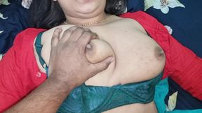 New Bangladeshi red saree sex video. Bangla voice hot sex video